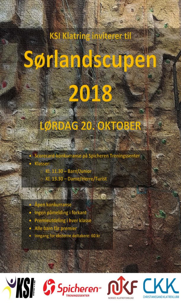 Årets første Sørlandscup lørdag 20 oktober